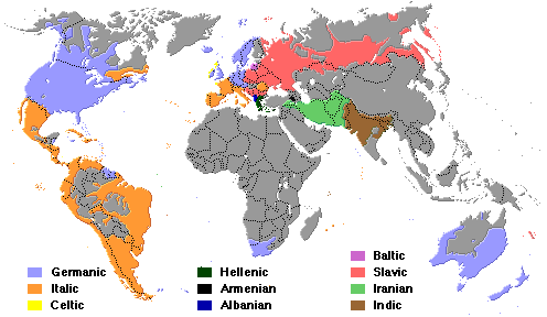 Indo European Map